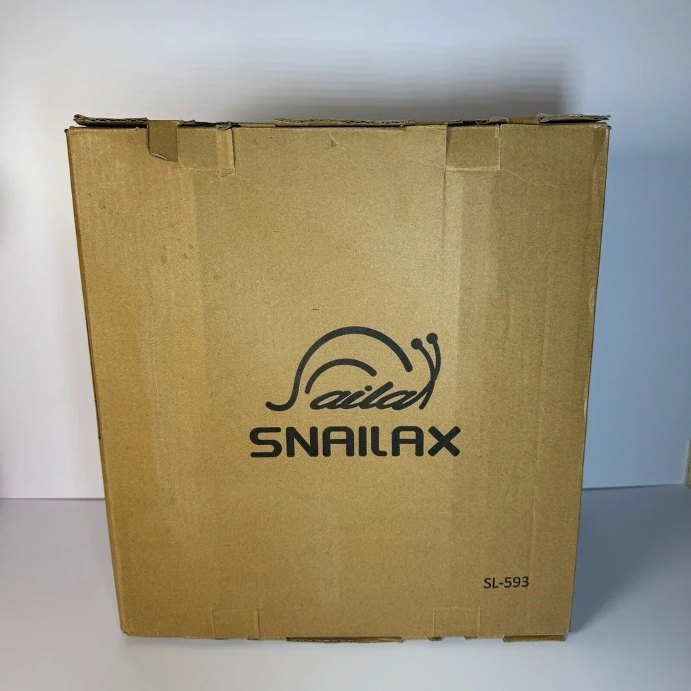 Snailax SL593 Shiatsu Foot Massager‎ Heat Deep Kneading Pain Relief Open Box